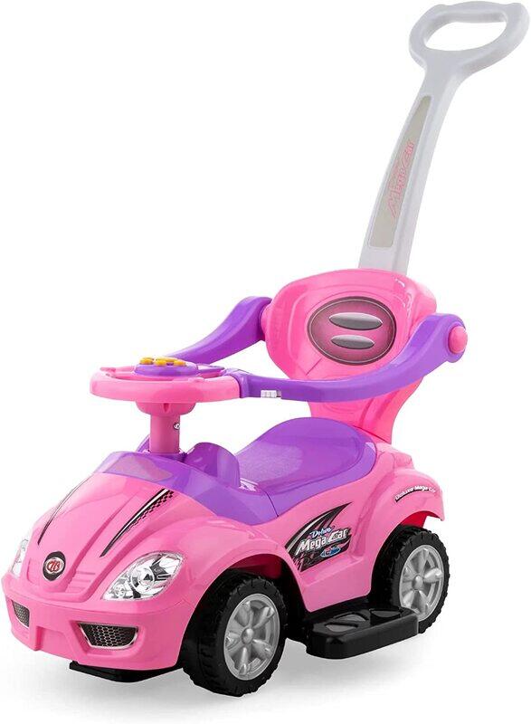 

Toy Land 3-in-1 Kids Push and Pedal Toddler Ride On, Pink