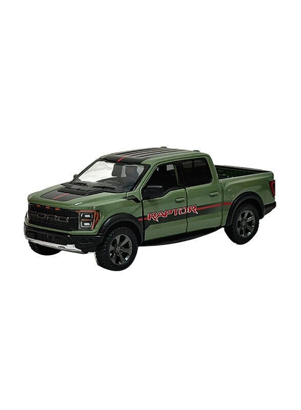 

Kinsmart 2022 Ford F-150 Raptor Pickup Truck Die Cast Vehicle, Ages 3+, Green