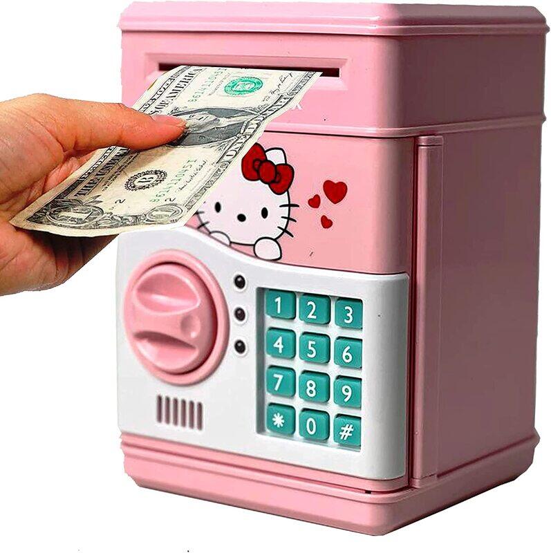 

Toy Land Piggy Bank Kids ATM Bank Electronic Money-Bank, Pink