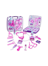 Doctor Nurse Medical Kit with Carry Case, 14 Pieces, Ages 3+, Pink