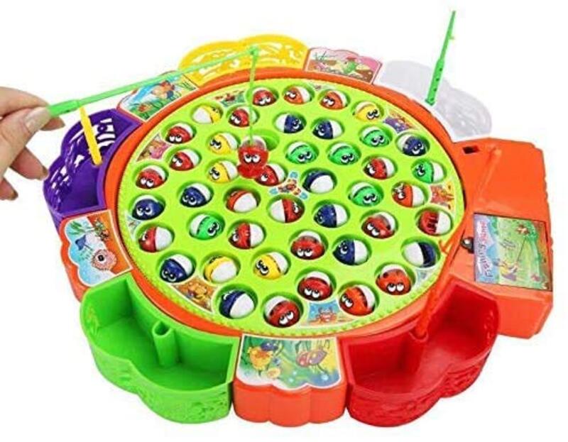 Toy Land 45-Piece Large Fishing Game for Kids, Ages 9+, Multicolour