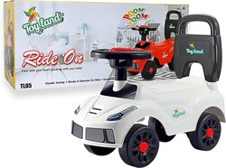 Toy Land Kids Walker Ride On Push Car Toy, White