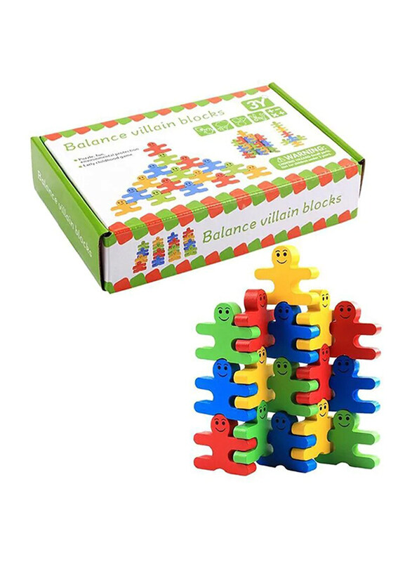 

Generic Balance Villain Blocks for Kids, 16 Pieces, 3+ Years