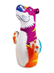 Intex 3-D Tiger Inflatable Punching Bop Bag with Sand, Ages 3+, Multicolour