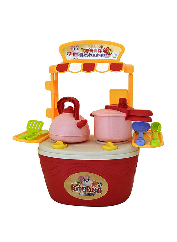 

Toy Land Mini Portable Simulation Kitchen Cooking Play Set for Kids, Ages 3+, Multicolour