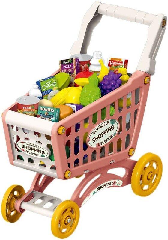 

Toy Land Multicolour Role Play Market Shopping Cart Play Set, 56 Pieces, Ages 3+