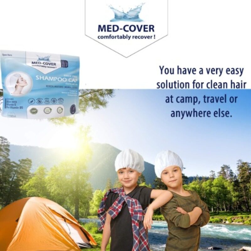 MED-COVER No Rinse Shampoo Cap