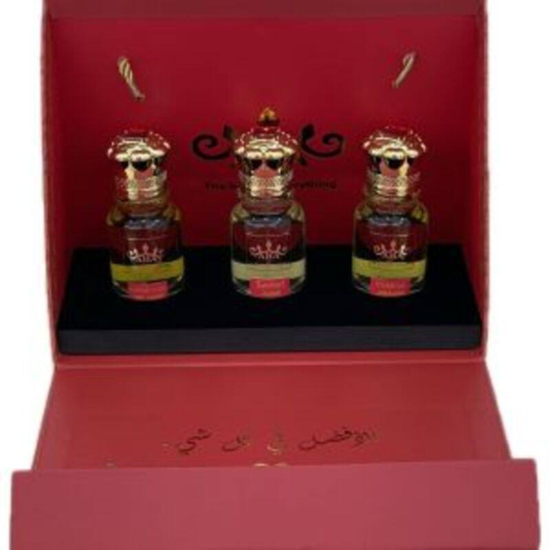 

Fragnum AHA Assorted Oud Perfume Set , Sweet Oud, Rose Oud, Amber Oud (3 x 35ml)