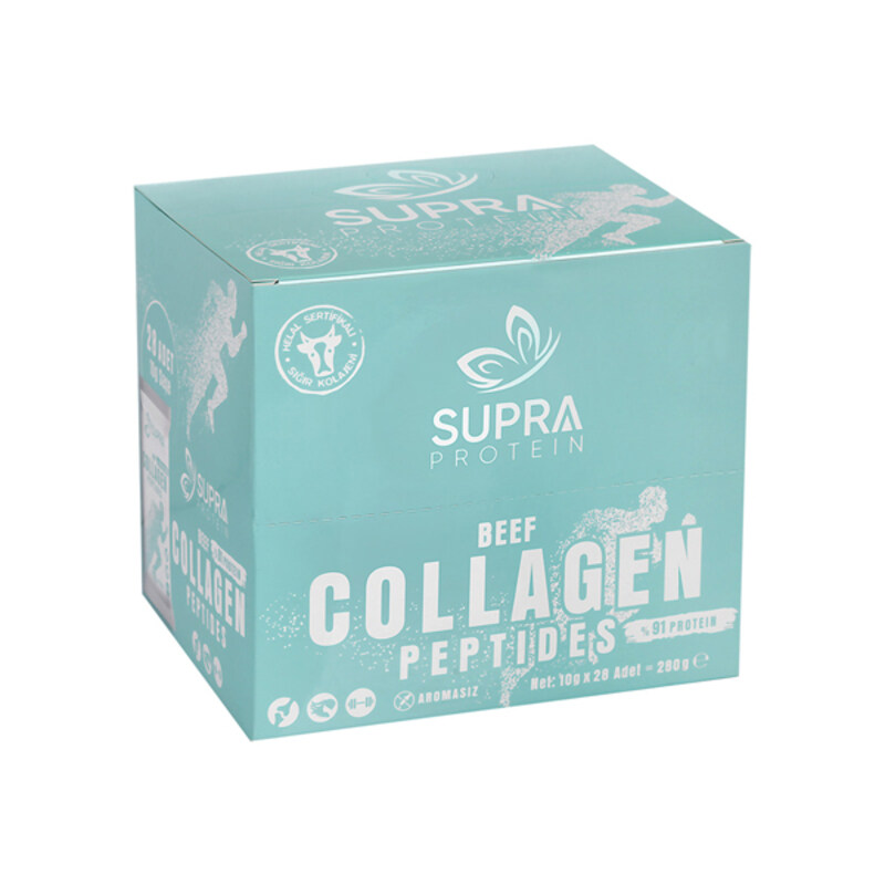 

SUPRA PROTEIN Beef Collagen Peptides- Supports hair, skin, nails, joints & gut - Halal Certified - for men & women - Unflavored, Sugar free, Dairy & G