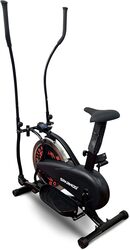 SPARNOD FITNESS SOB-11000 Upright Dual Orbitrek Cross Trainer & Cycle 7 kg Flywheel, Quiet Pedaling, 100kg user weight, LCD Display for Real-Time stats, Adjustable Seat, Built-in Transport Wheels.