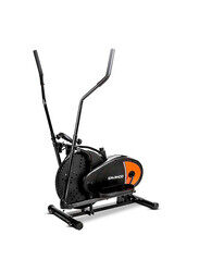 Sparnod Fitness Dual Orbitrek Elliptical Cross Trainer Cum Exercise Cycle Machine, SOB-1000, Black
