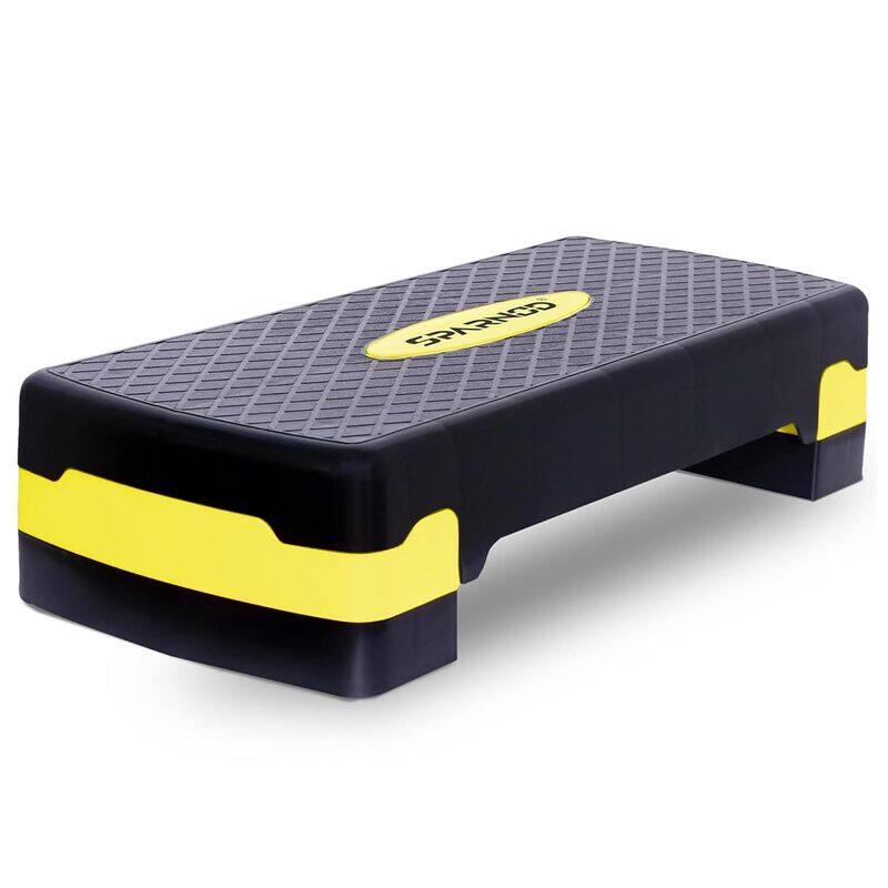 

Sparnod Fitness SAS-1000 Aerobic Gym Stepper for Exercise at Home, Adjustable Height, Anti-Skid Surface, Supports up to 225 kg, Compact & Portable, Id