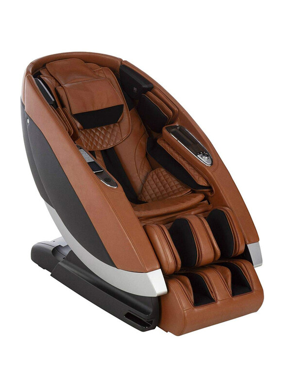 

Sparnod Fitness Plush Full Body Massage Chair with Zero Gravity, Multi-function, Bluetooth Music, Dedicated Foot & Calf Massage, Brown/Black