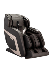 Sparnod Fitness Classic Full Body Massage Chair with Bluetooth & Zero Gravity, Brown/Black