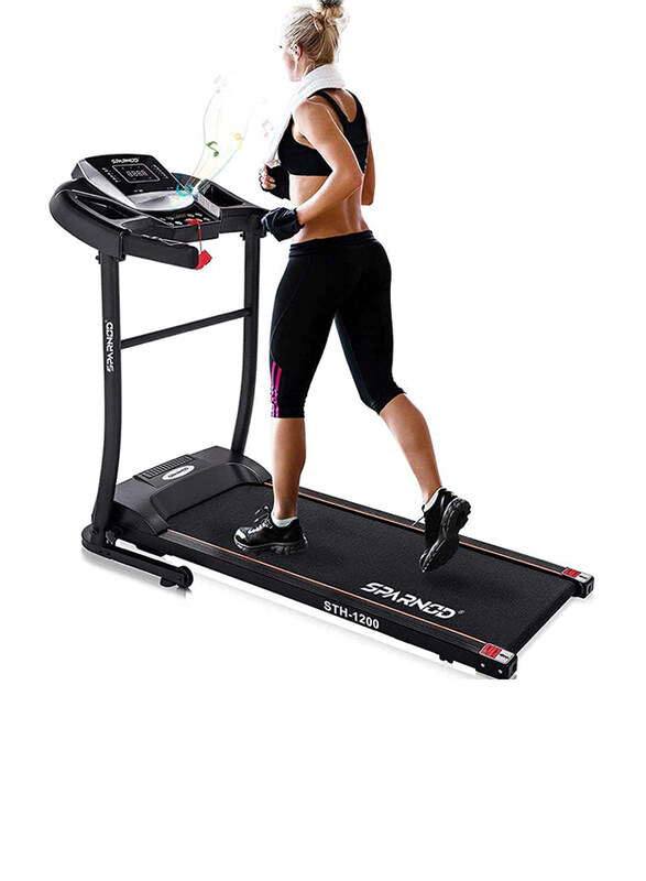 Sparnod Fitness Automatic Treadmill, STH-1200, Black