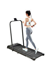 Sparnod Fitness STH-3005 Walking Pad Foldable Treadmill for Home - No Installation Required, Space Saving Storage Under Bed/Sofa - Remote Control, Bluetooth Speakers, LED Display