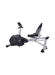 Sparnod Fitness SRB-34/WNQ 7318WB Semi Commercial Recumbent Exercise Bike Cycle for Home Gym, Silver/Black
