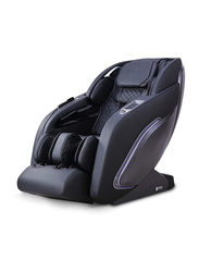 Zeitaku Kaiteki Full Body Massage Chair for Home & Office with 3D Digital Audio, Wireless Phone Charger, Voice Control & Recognition, Airbag Pressure Massage & Zero Gravity, Black