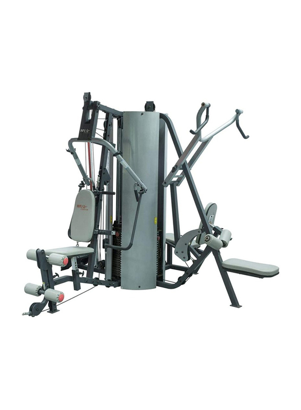 Sparnod Fitness SMG-19000/WNQ 518BK Multifunctional Luxury Home Gym Station, Silver
