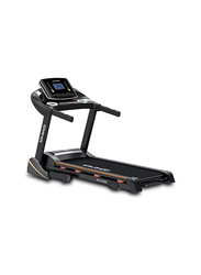 Sparnod Fitness STC-4250 Automatic Motorized Walking & Running Semi-Commercial Treadmill with 8 Point Shock Absorption System, Black