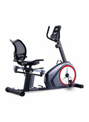 Sparnod Fitness SRB-34/WNQ 7318WB Semi Commercial Recumbent Exercise Bike Cycle for Home Gym, Silver/Black