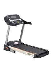 Sparnod Fitness Automatic 5 HP Peak Foldable Motorized Treadmill, STH-5000, Black/Grey