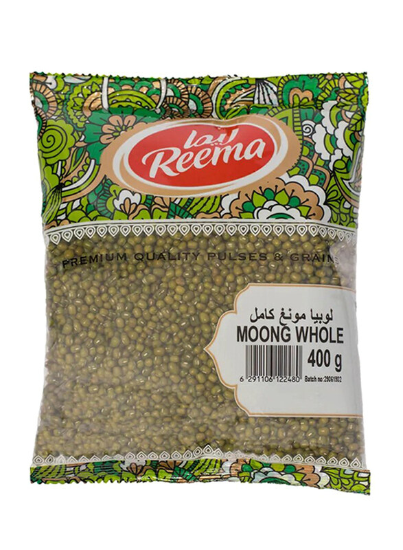 

Reema Whole Moong Dal, 400g