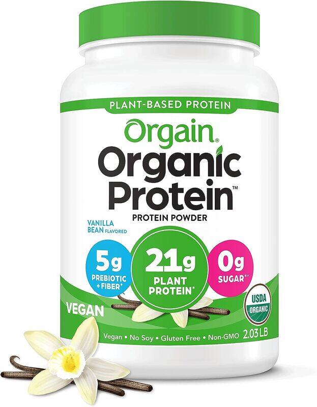 

orgain Plant Based Organic Protein Powder - Vanilla Bean 2.03 lbs (920 g)