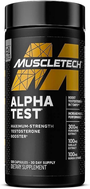 MuscleTech AlphaTest Booster 120 Capsules