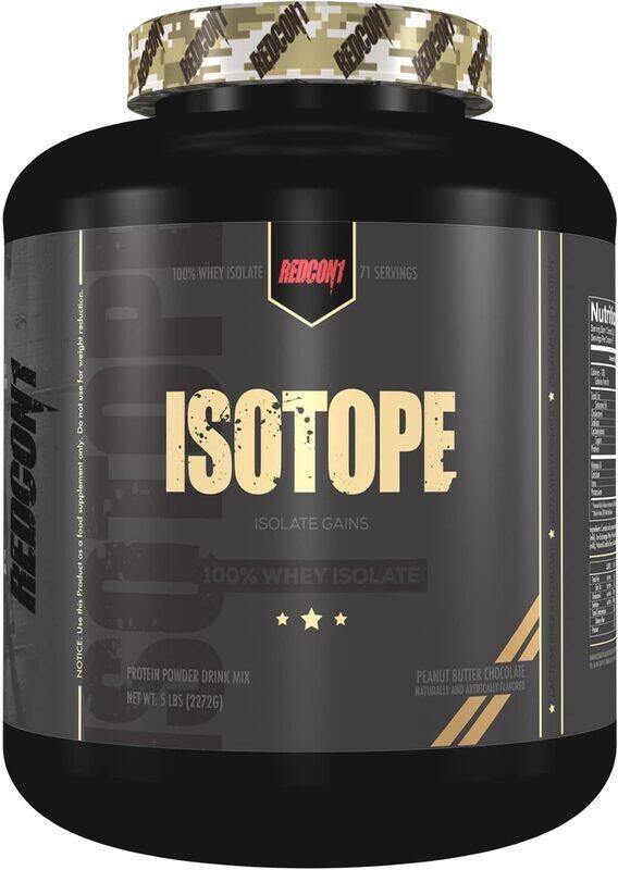 

redcon1 Isotope 100% Whey Isolate Peanut Butter Chocolate 5.34 lb