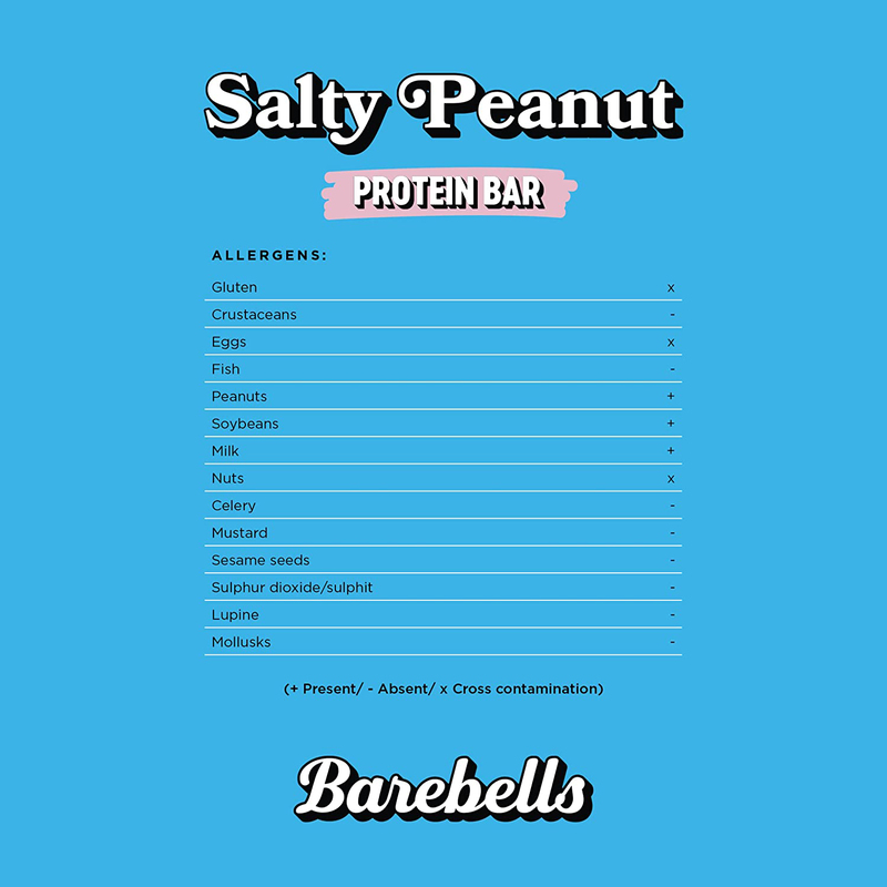 Barebells Salty Peanut Protein Bar, 12 Piece x 55g