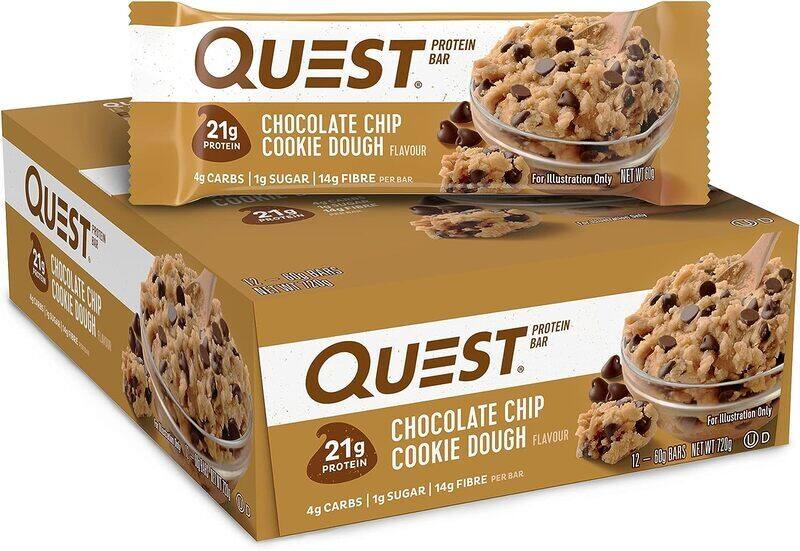 

quest 12-Piece Chocolate Chip Cookie Dough Protein Bar
