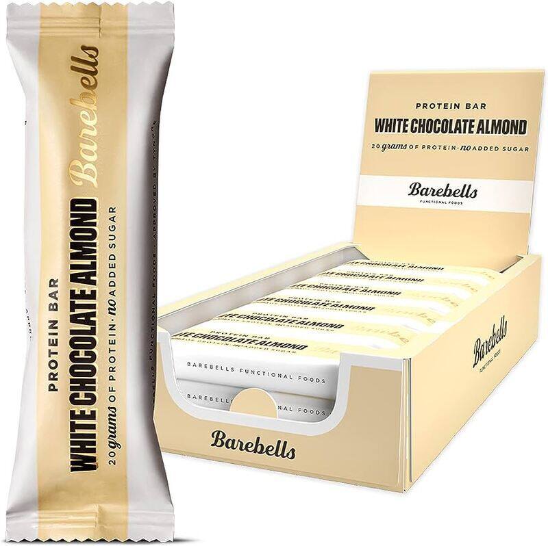 

barebells White Chocolate Almond Protein Bar of 55g Pack Of 12