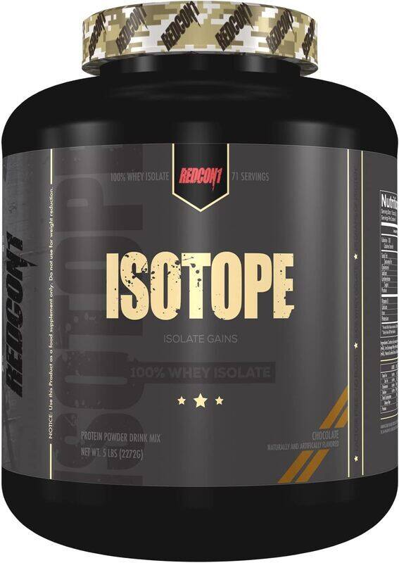 

Redcon1 Isotope 5lbs Chocolate Whey Protein Powder