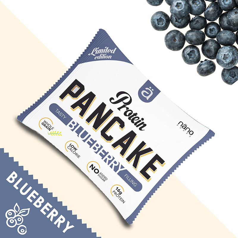 

Nano Protein Blueberry Filling Pan Cake, 12 Piece x 45g