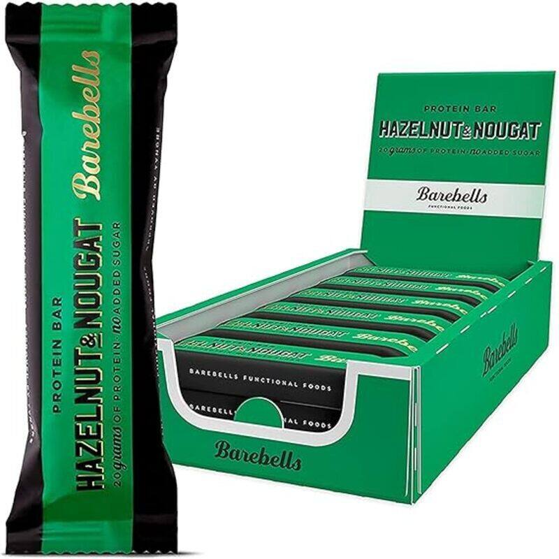 

Barebells Protein Bar Hazelnut and Nougat Flavor 12 Pieces