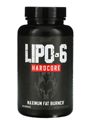 Nutrex Lipo-6 Hard-core Dietary Supplement, Regular, 60 Capsules