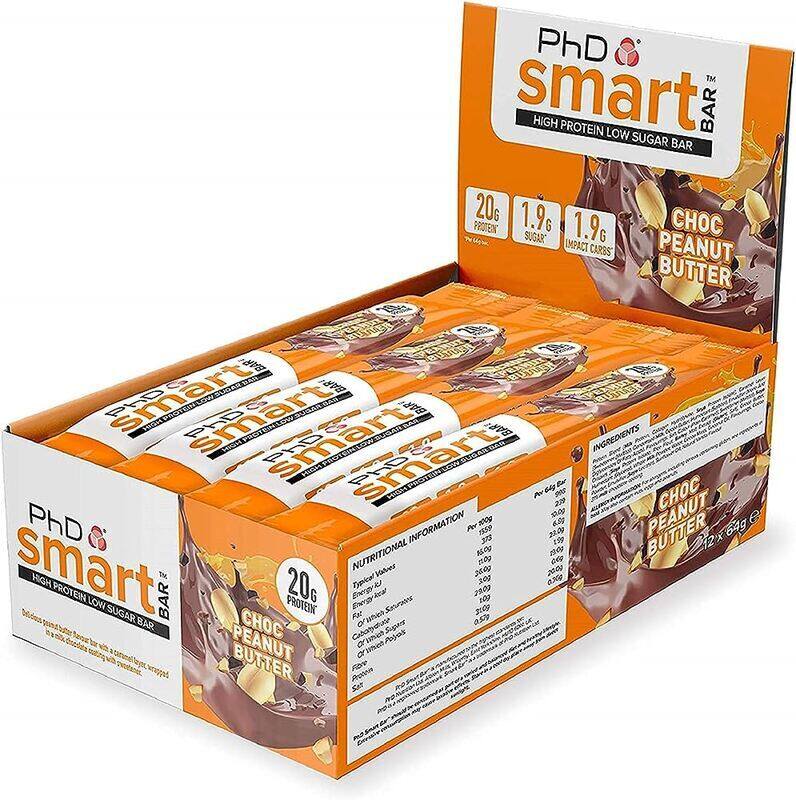 

phd Smart Bar Choc Peanut Butter 20 gm 12 Protein bars