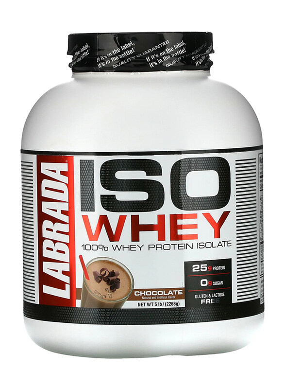 

Labrada Isolate Whey Protein Powder, 2268gm, Chocolate