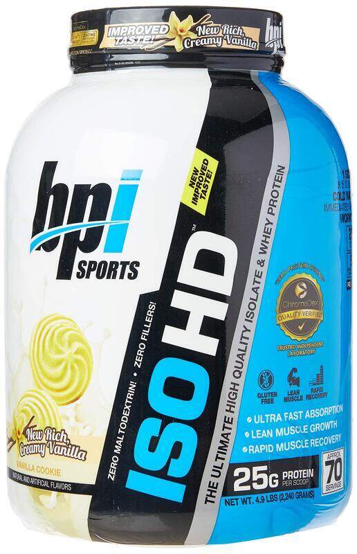 

bpi ISO HD Pure Isolate Protein Powder - Vanilla Cookie