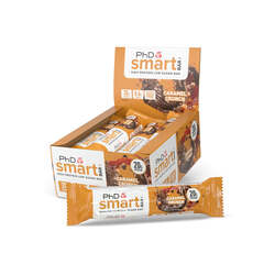 PhD Smart Bar Caramel Crunch 20 gm. 12 Protein bars