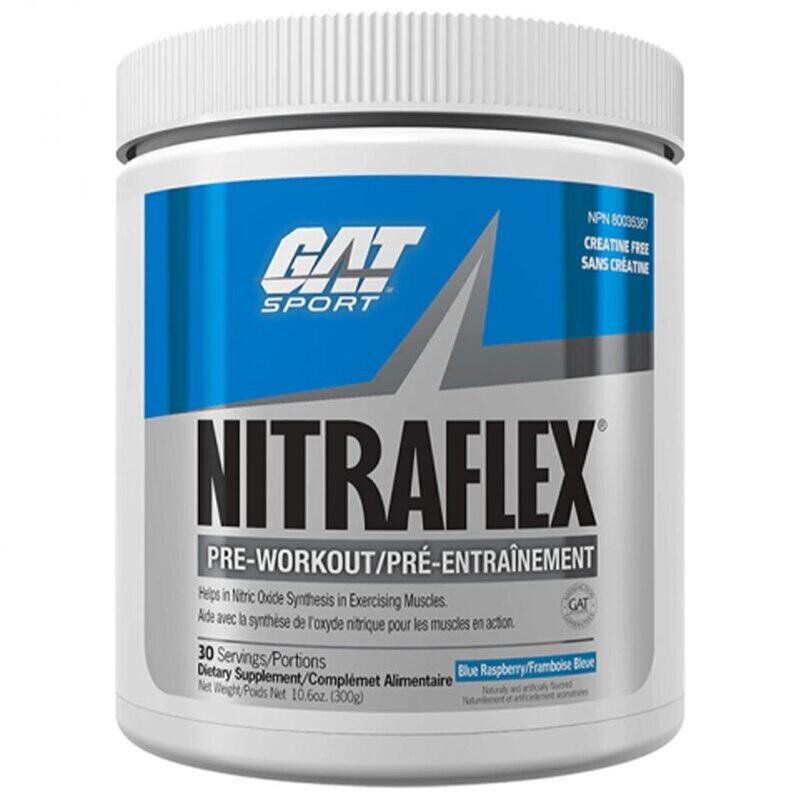 

GAT SPORT Nitraflex Pre-Workout - Blue Raspberry 30 svg