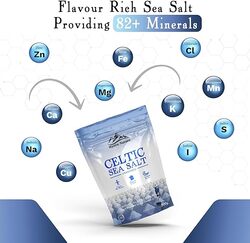 Mystic Nature Unrefined Celtic Sea Salt Contains 82 Minerals 500g
