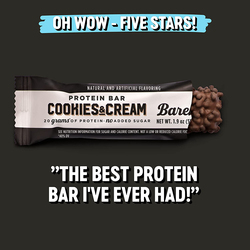 Barebells Cookies & Cream Protein Bar, 12 x 240g