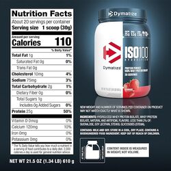 Dymatize ISO 100 Strawberry 650 gm, 20 Servings