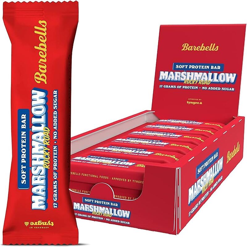 Barbells Protein Bars 55g x 12 pieces (Marshmallow)