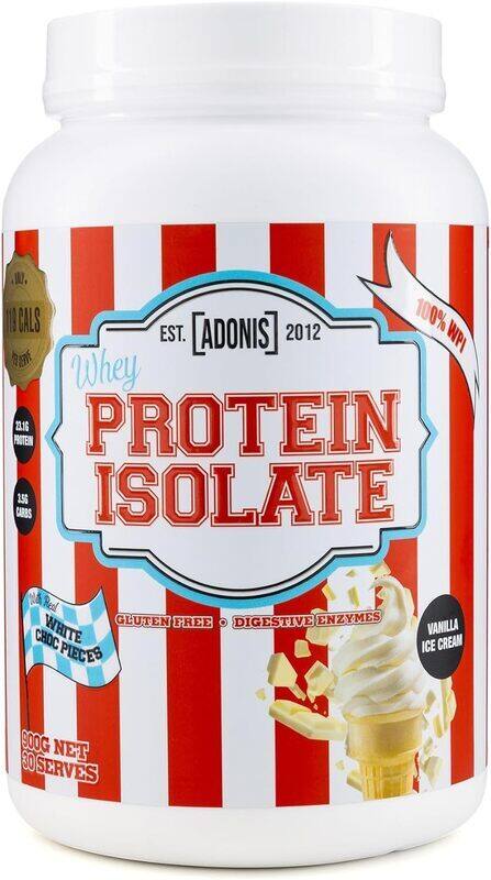 

Adonis Whey Protein Isolate Vanilla Ice Cream 900g