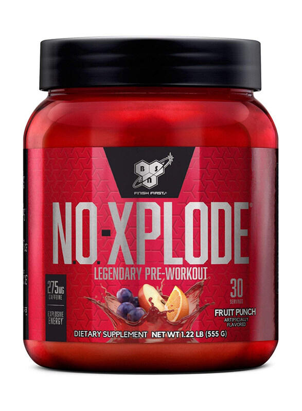 

Bsn No-Xplode Lengendary Pre Workout Powder, 555gm, Fruit Punch