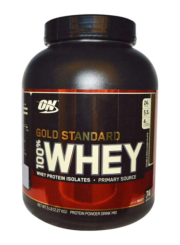 

Optimum Nutrition 100% Whey Gold Standard Protein, 2.27 Kg, Double Rich Chocolate