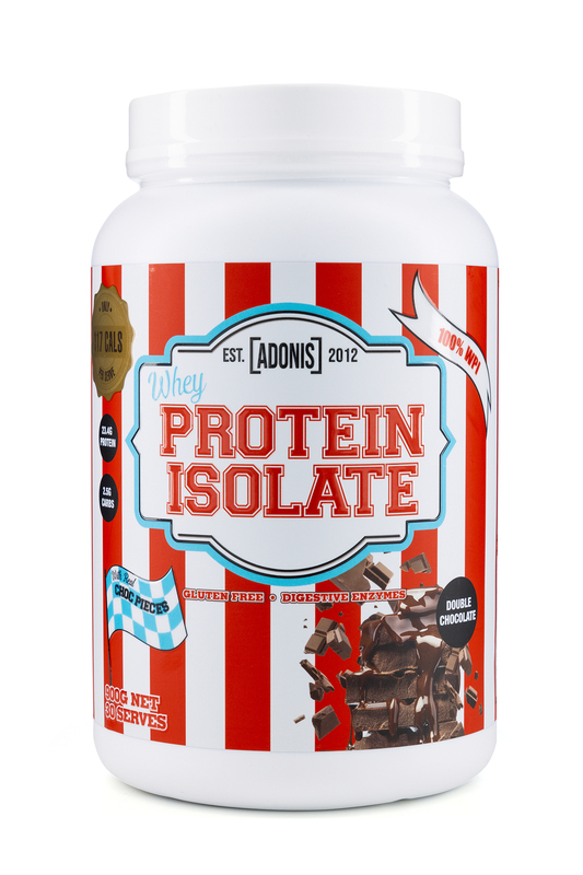 Adonis Whey Protein Isolate Double Chocolate 900g